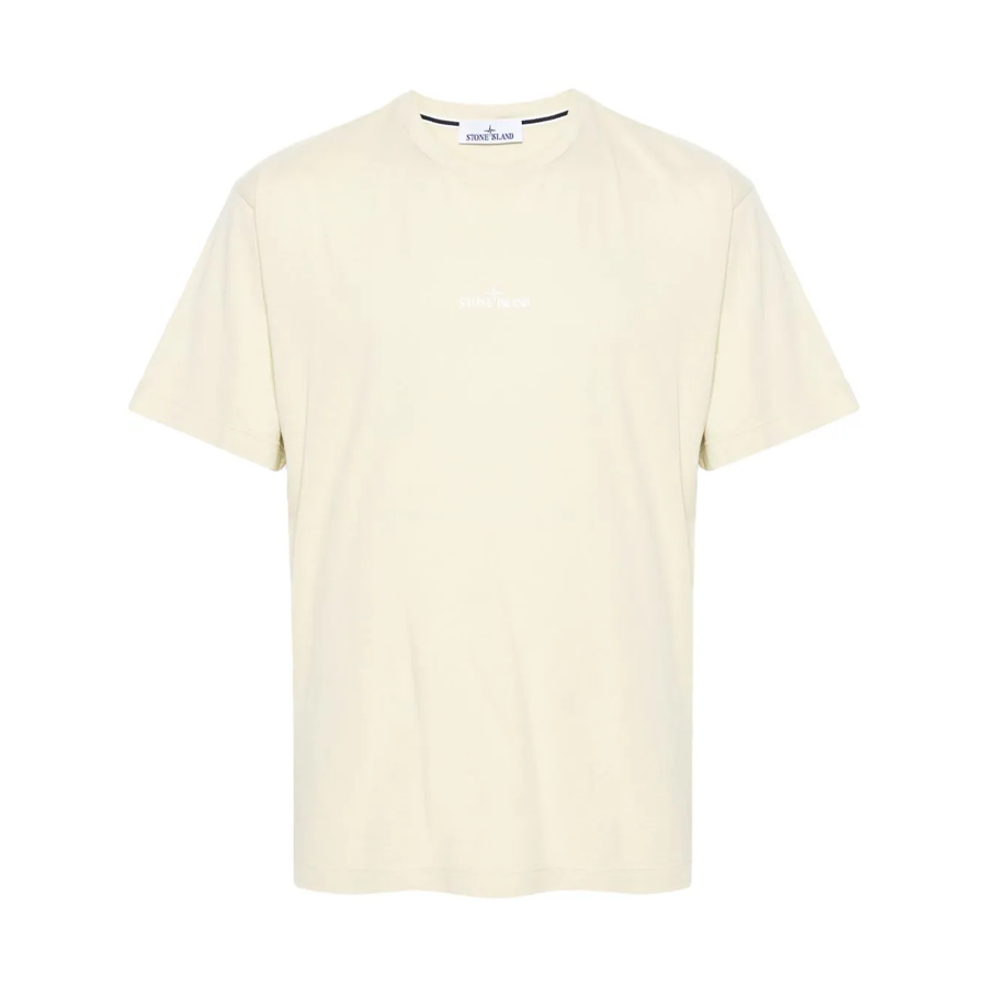 Tee Shirt : Logo Dorsal Beige