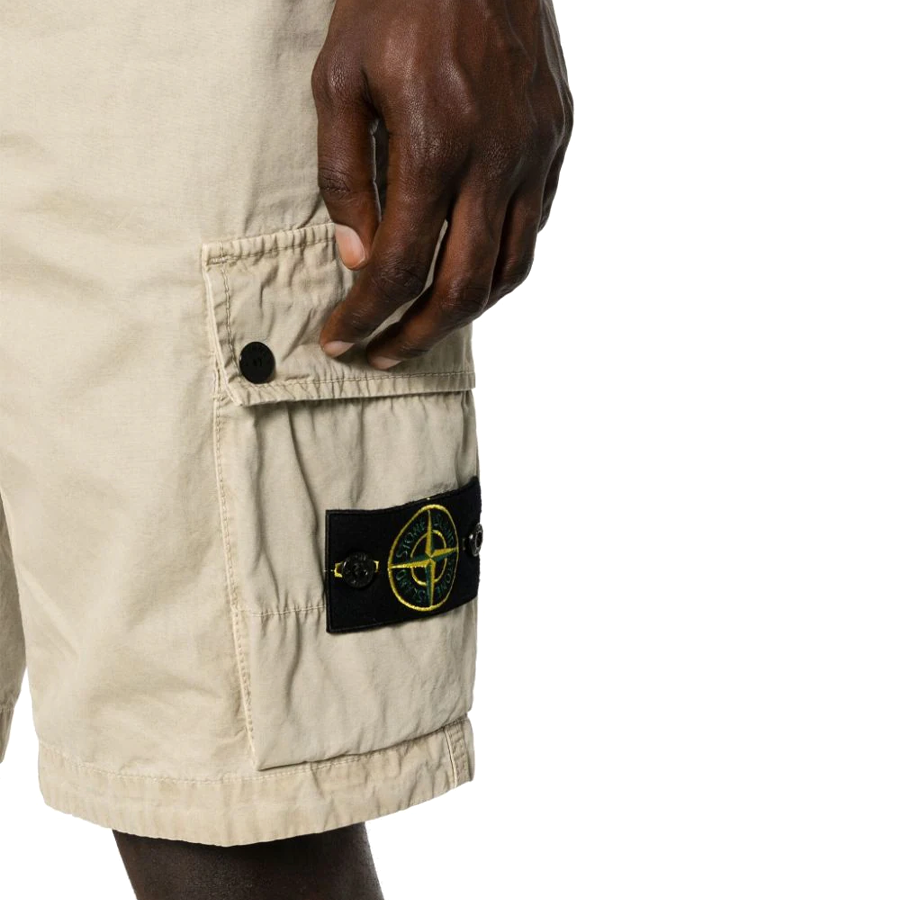 Short Cargo Stone Island : Beige