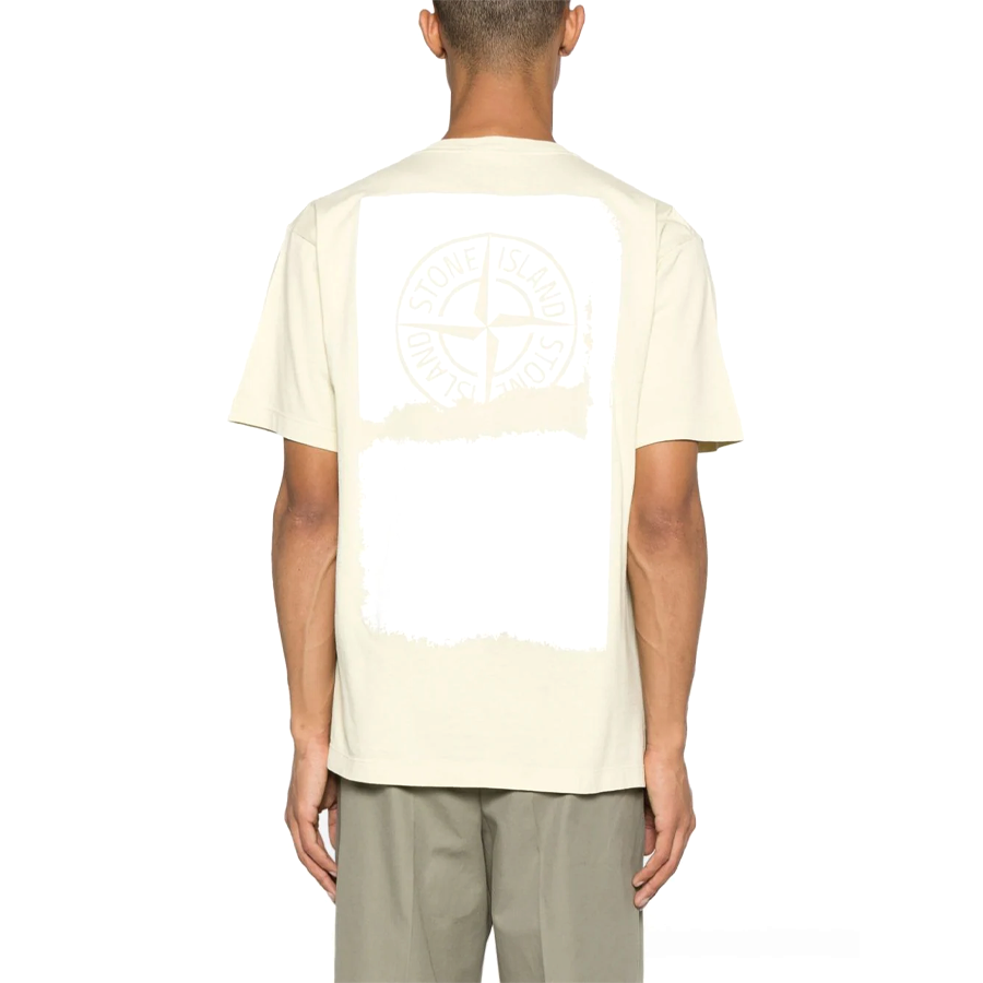 Tee Shirt : Logo Dorsal Beige