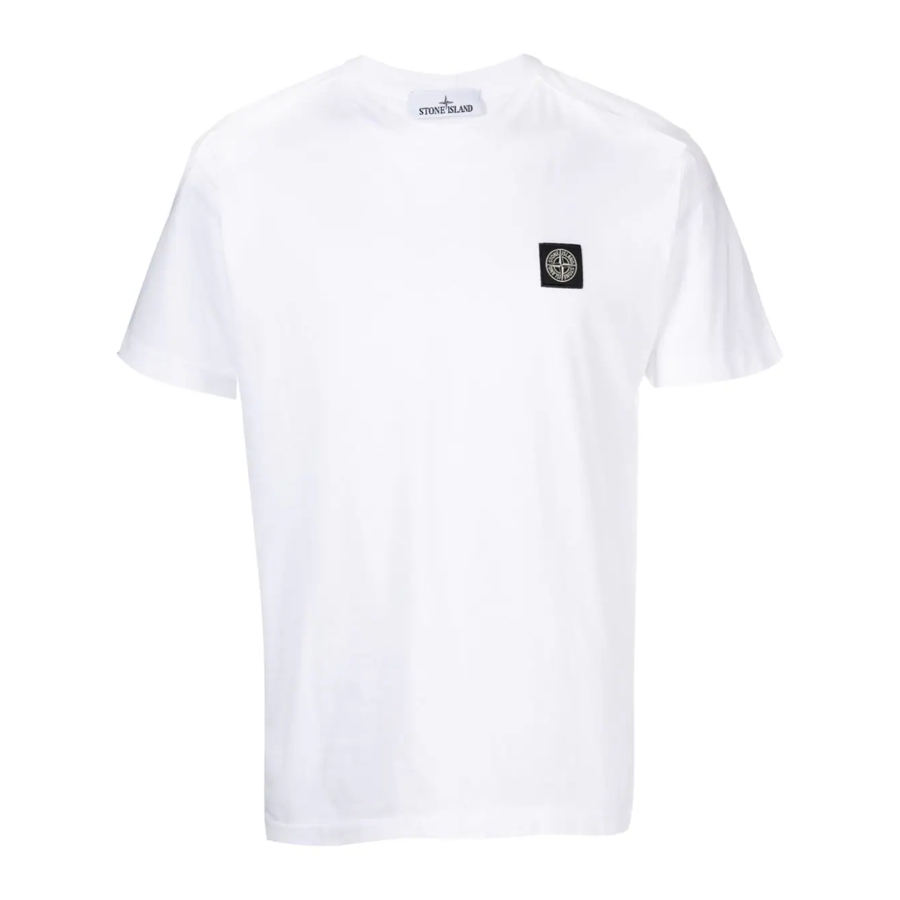 Tee Shirt Classique Stone Island : Blanc