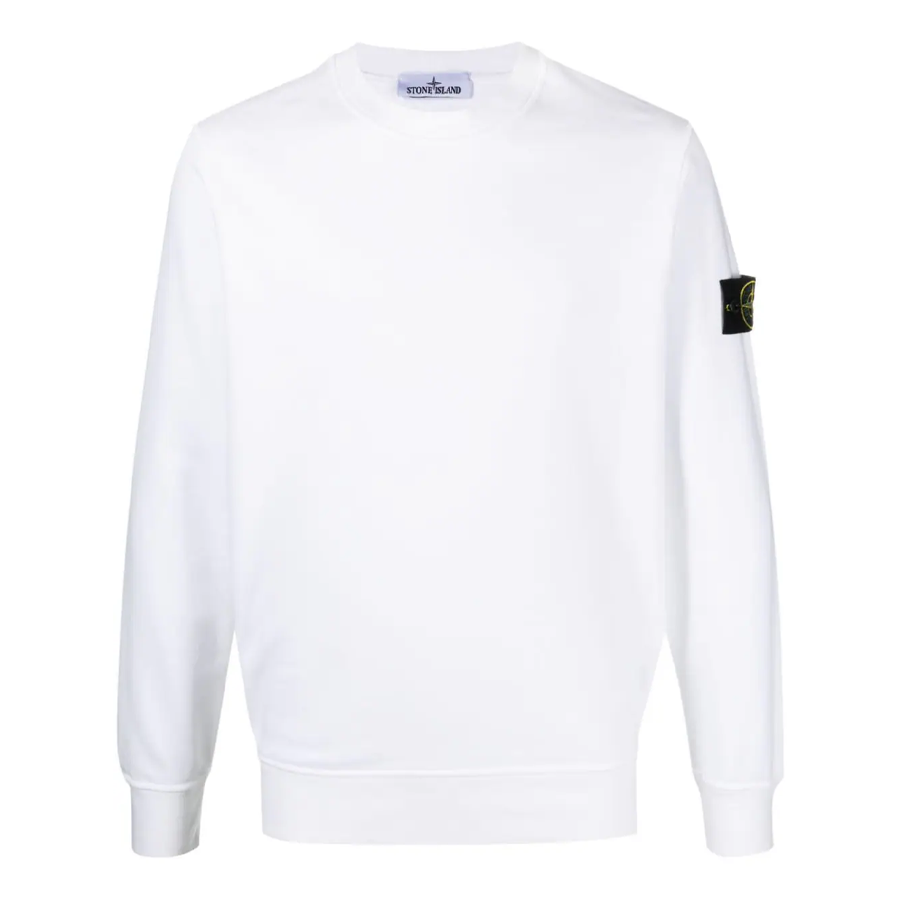 Pull Stone Island : Blanc