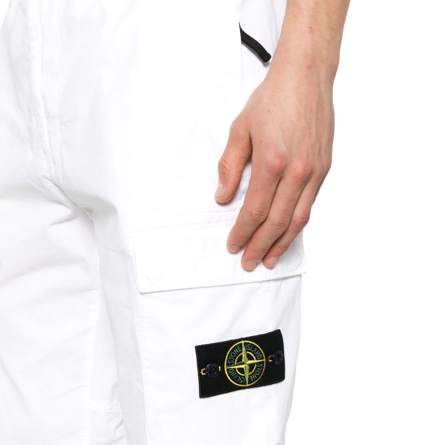 Cargo Classique Stone Island : Blanc