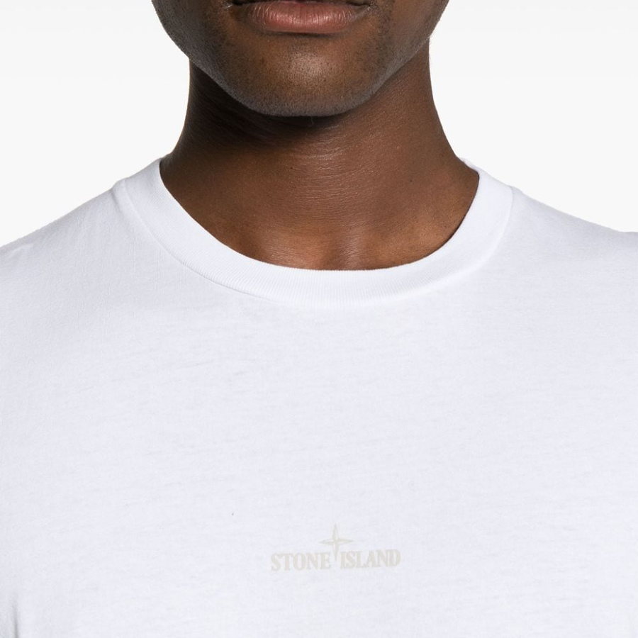 Tee Shirt : Logo Dorsal Blanc