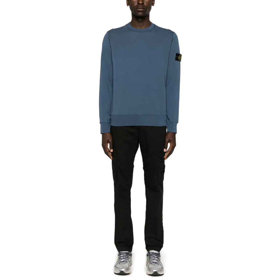 Pull Stone Island : Bleu