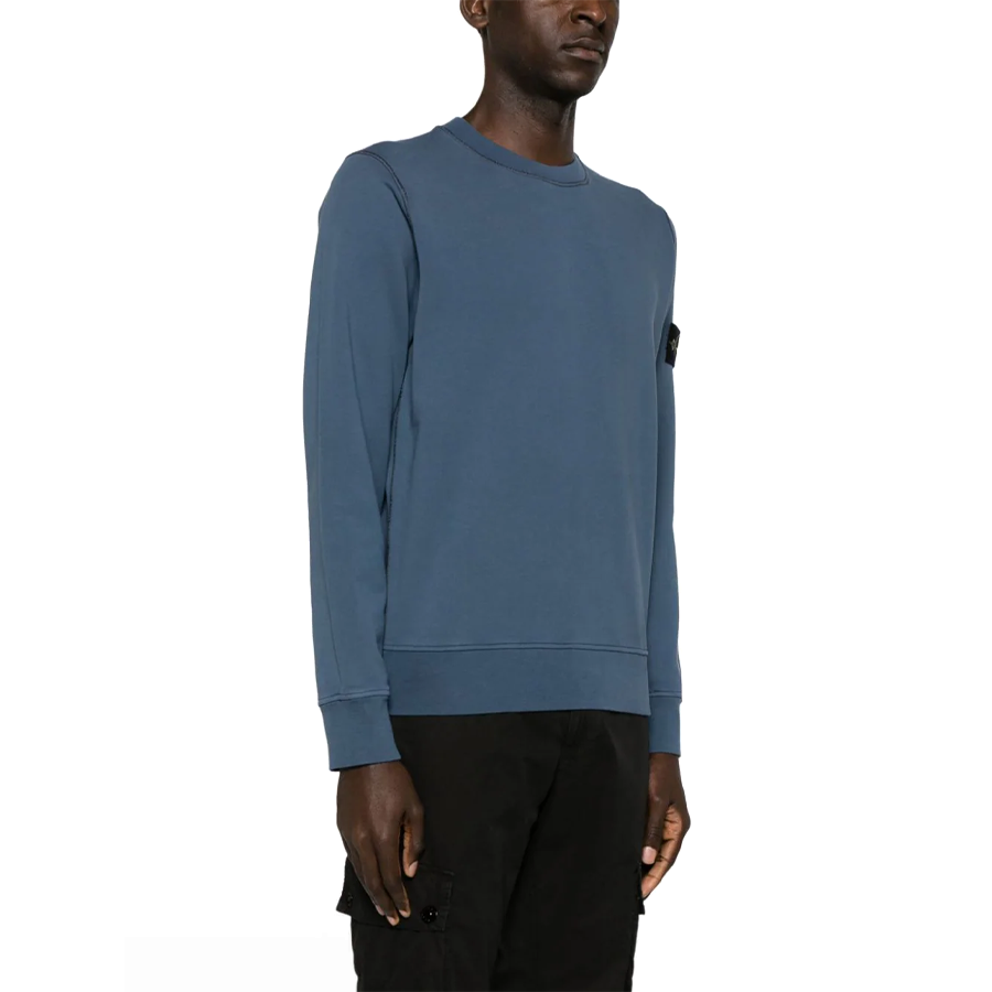 Pull Stone Island : Bleu