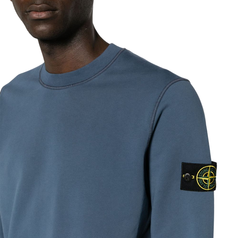 Pull Stone Island : Bleu