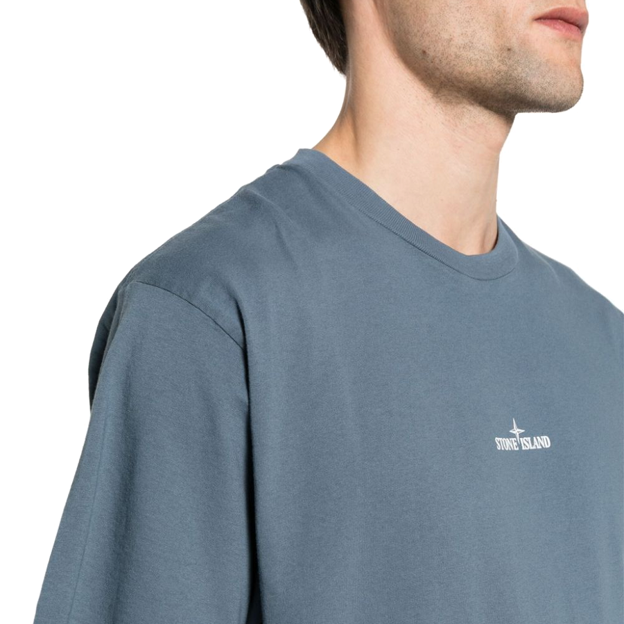 Tee Shirt : Logo Dorsal Bleu