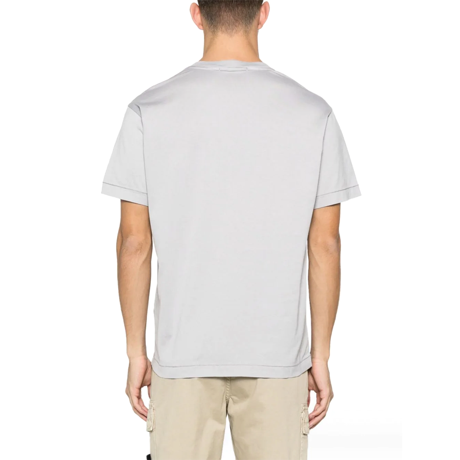 Tee Shirt Classique Stone Island : Gris Clair