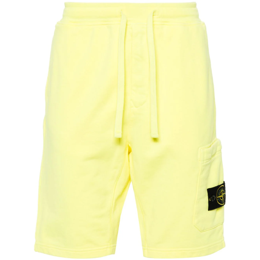 Short Cargo en Coton : Jaune