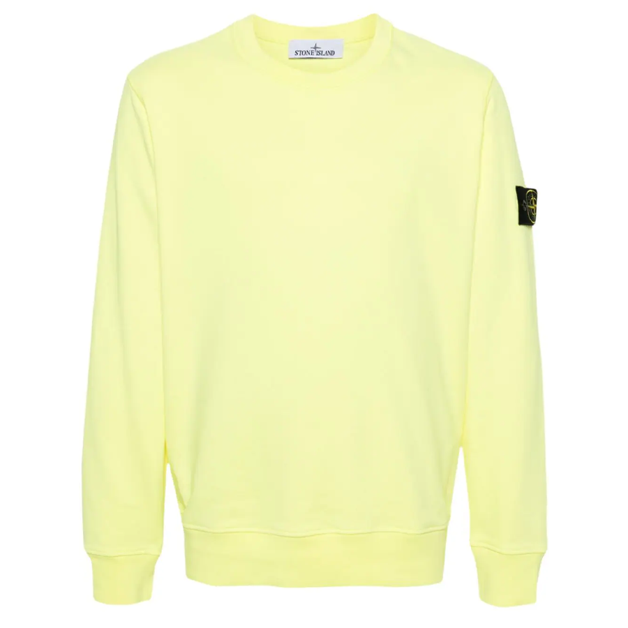 Pull Stone Island : Jaune