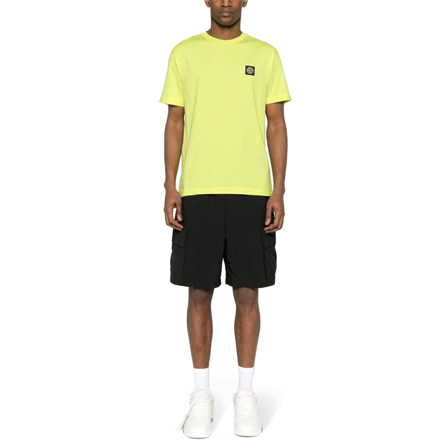 Tee Shirt Classique Stone Island : Jaune