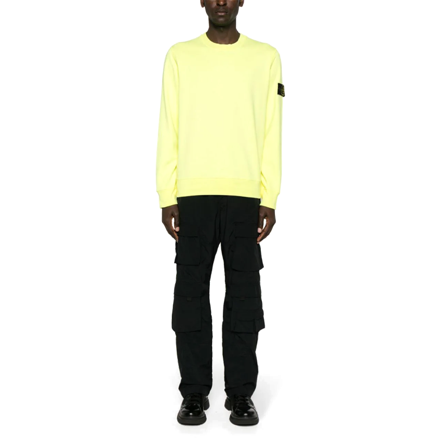 Pull Stone Island : Jaune