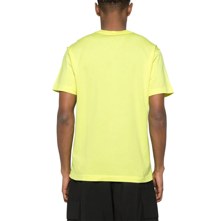 Tee Shirt Classique Stone Island : Jaune