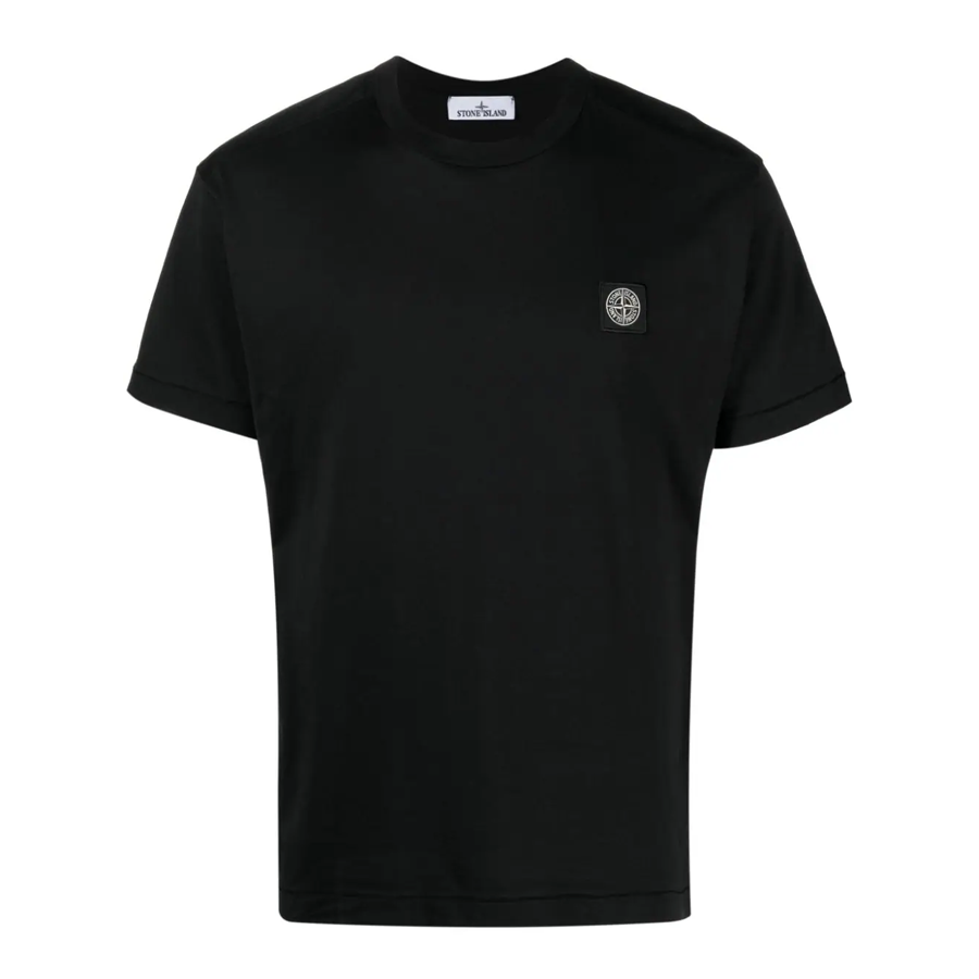 Tee Shirt Classique Stone Island : Noir