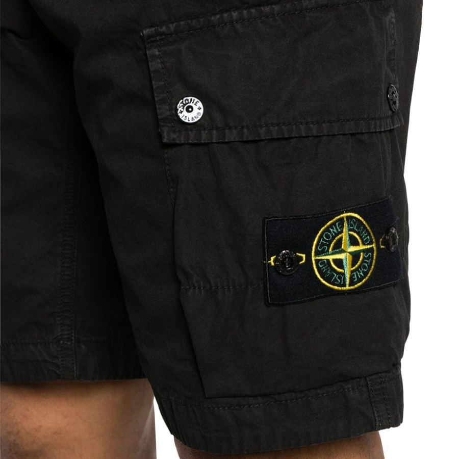 Short Cargo Stone Island : Noir