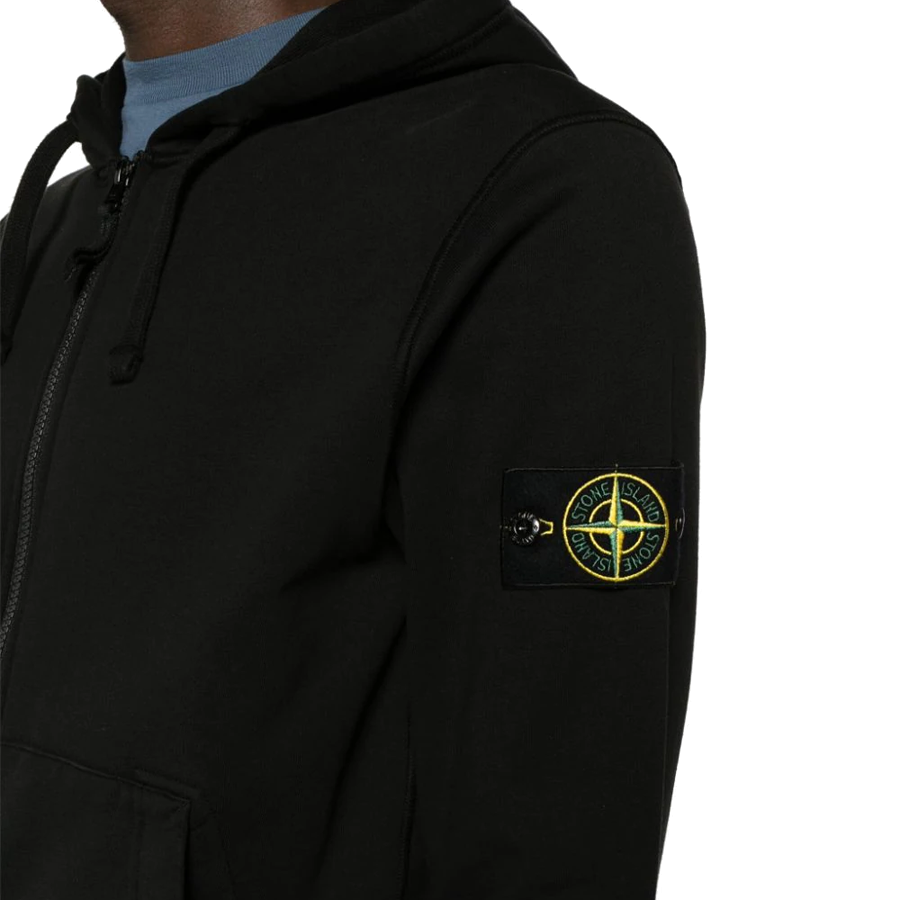 Gilet à Capuche Stone Island : Noir