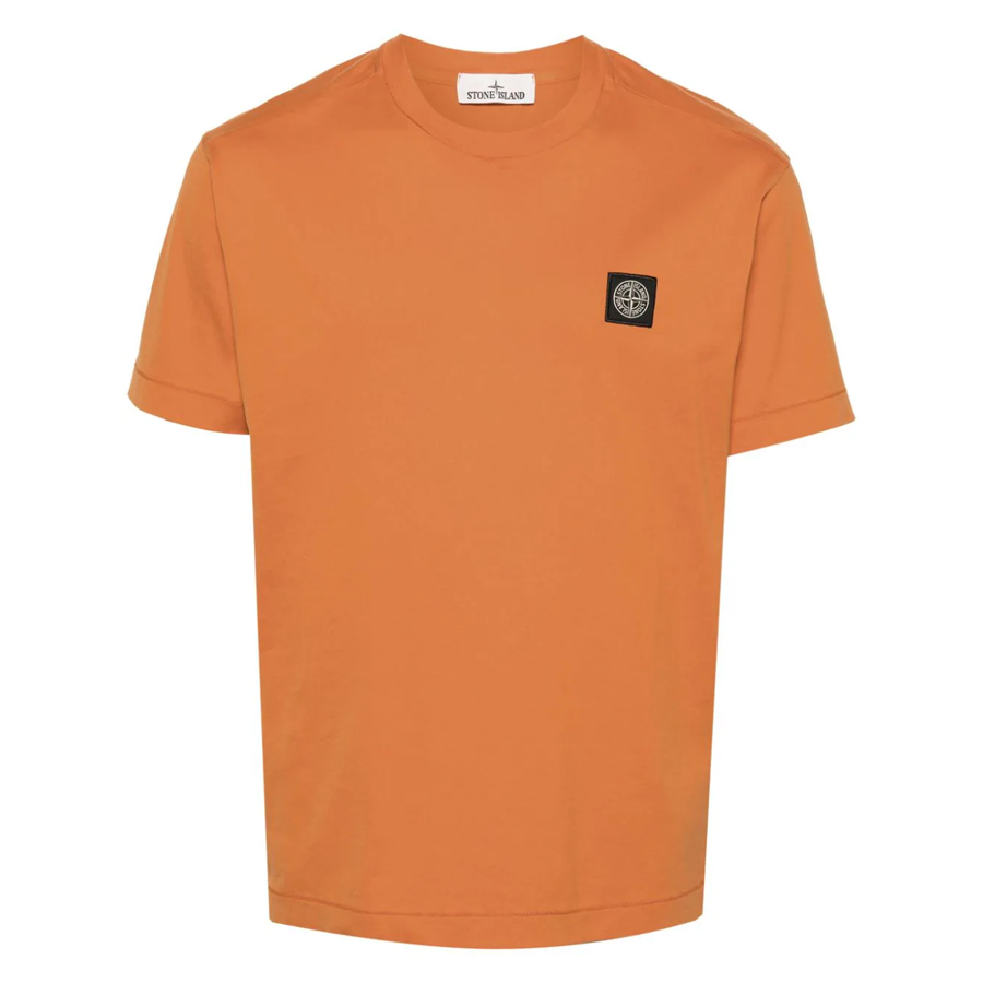 Tee Shirt Classique Stone Island : Orange