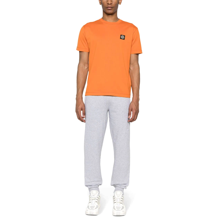 Tee Shirt Classique Stone Island : Orange