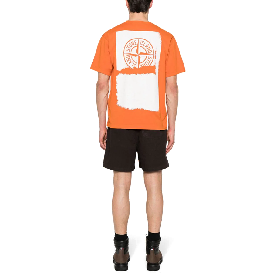 Tee Shirt : Logo Dorsal Orange