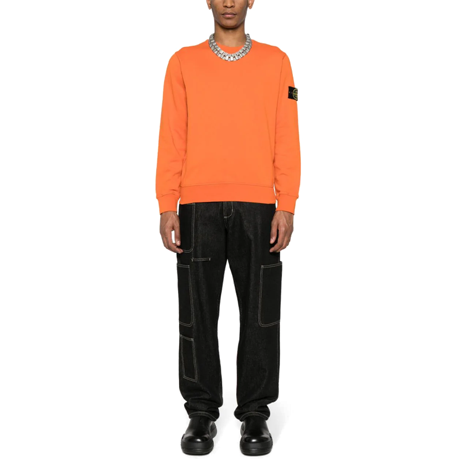 Pull Stone Island : Orange