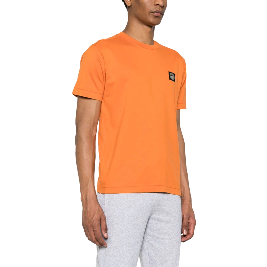 Tee Shirt Classique Stone Island : Orange