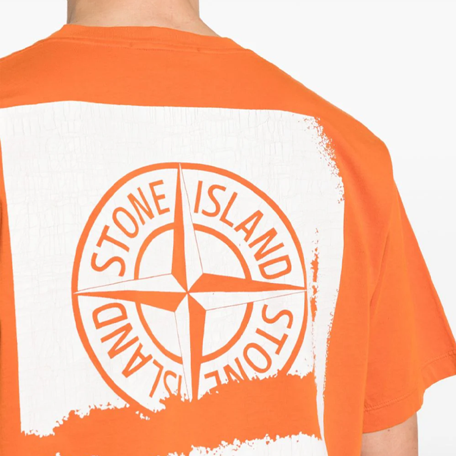 Tee Shirt : Logo Dorsal Orange