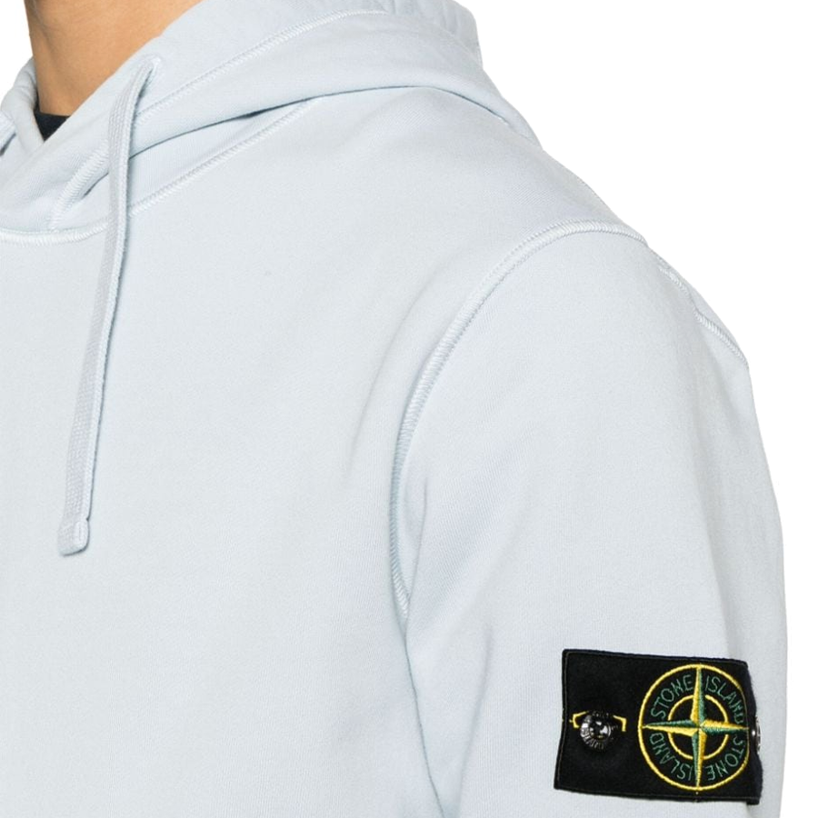 Sweat à Capuche Stone Island : Bleu Clair