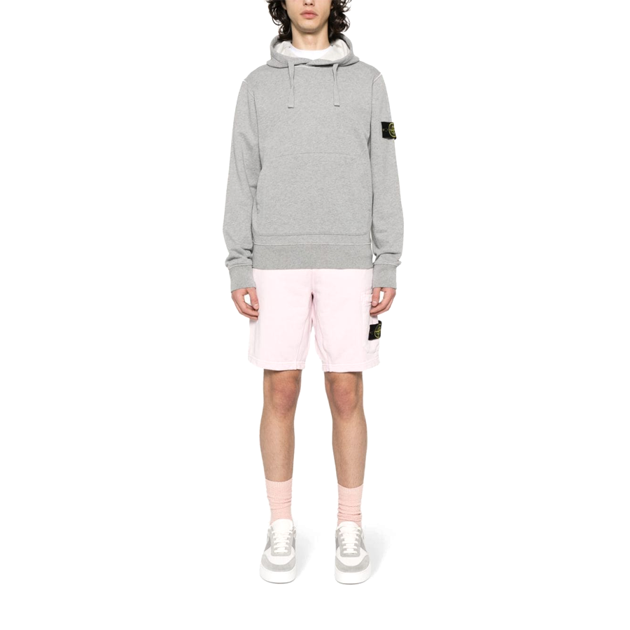 Sweat à Capuche Stone Island : Gris Clair