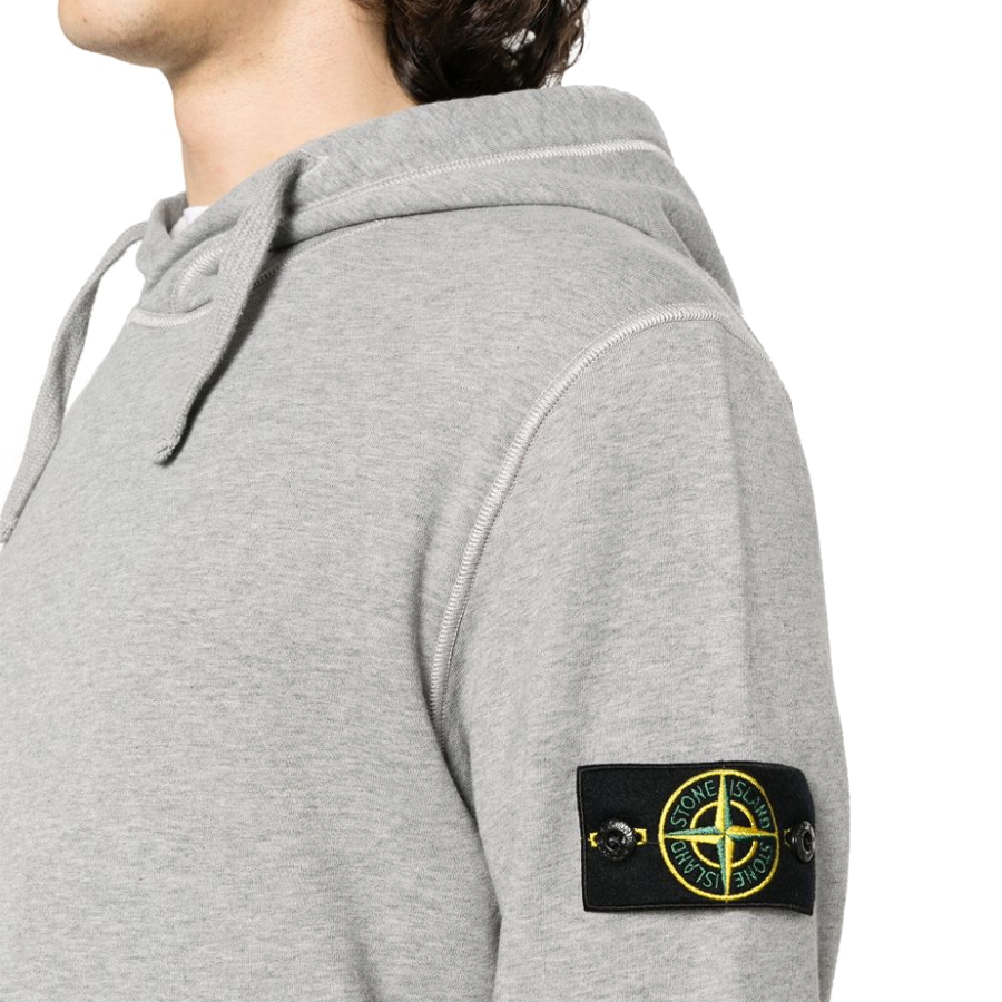 Sweat à Capuche Stone Island : Gris Clair