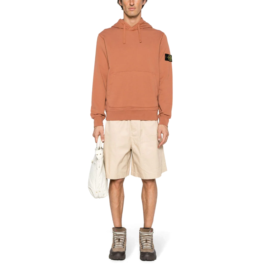 Sweat à Capuche Stone Island : Marron Clair