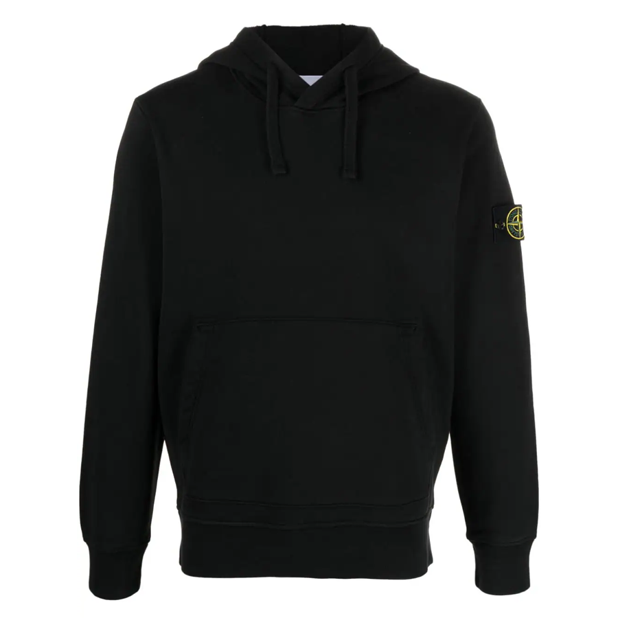 Sweat à Capuche Stone Island : Noir