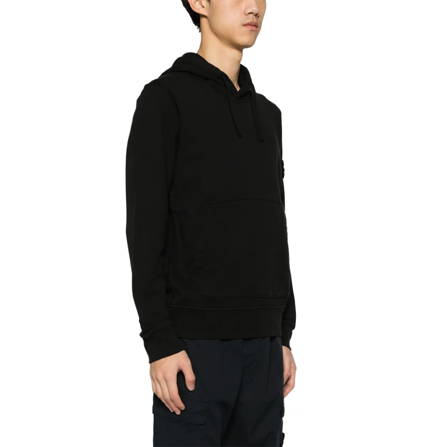 Sweat à Capuche Stone Island : Noir