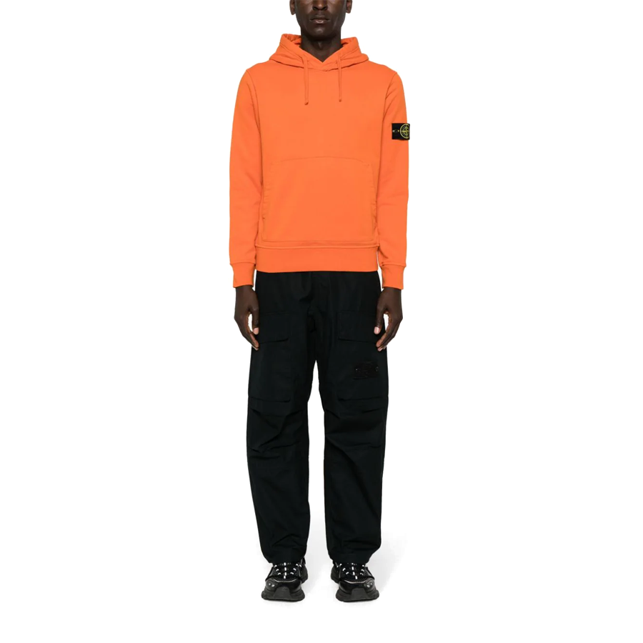 Sweat à Capuche Stone Island : Orange