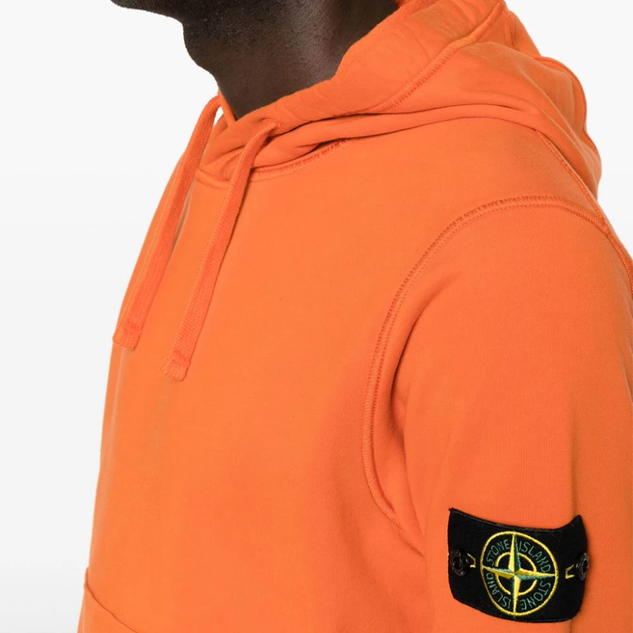 Sweat à Capuche Stone Island : Orange