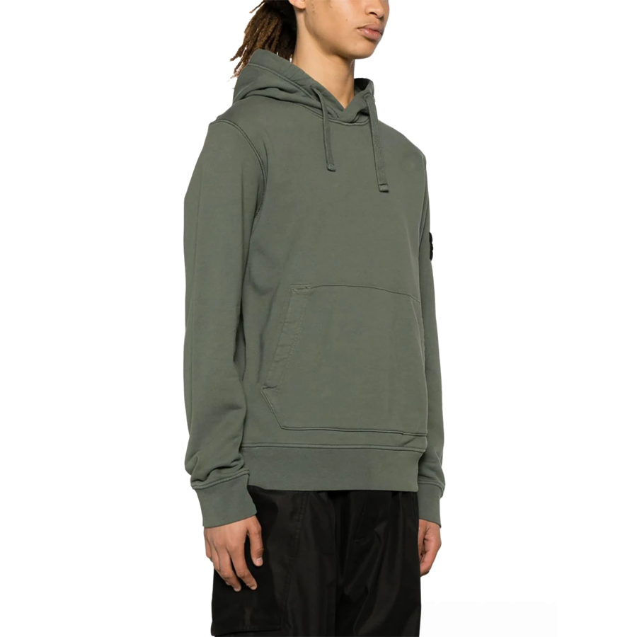 Sweat à Capuche Stone Island : Vert Foncé