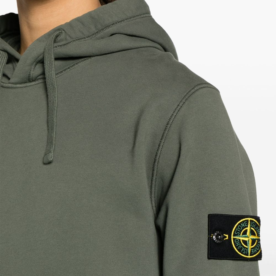 Sweat à Capuche Stone Island : Vert Foncé