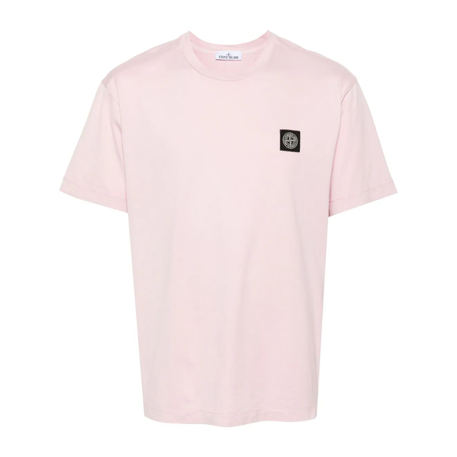 Tee Shirt Classique Stone Island : Rose