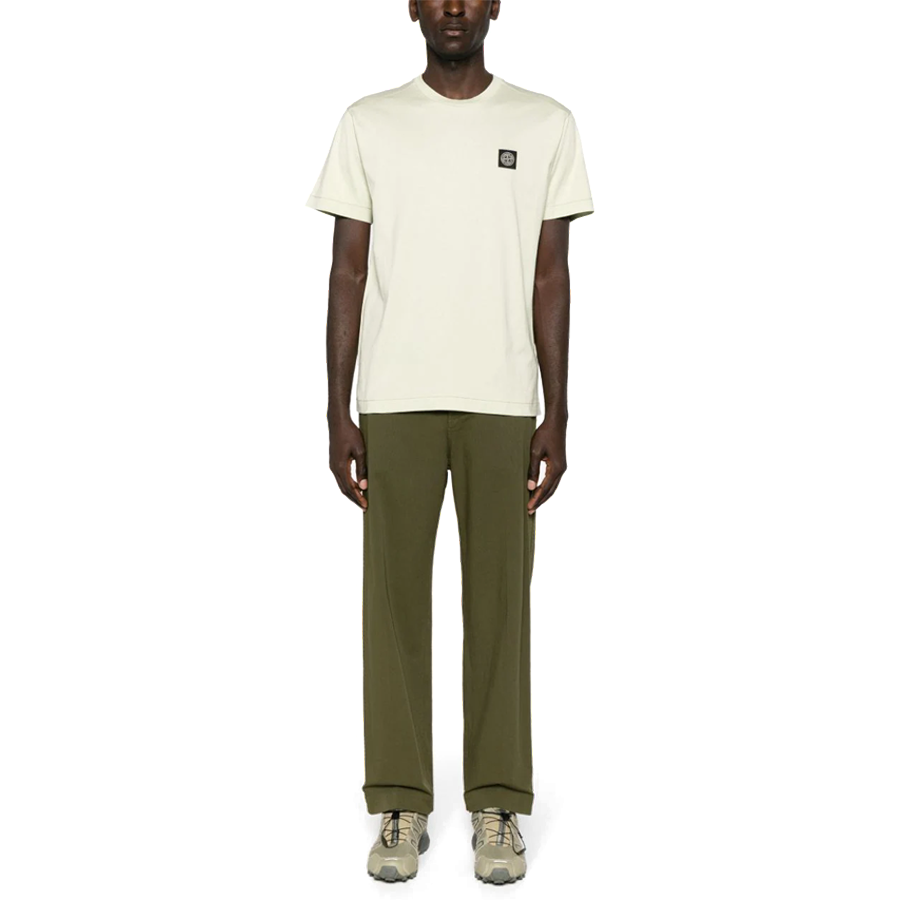 Tee Shirt Classique Stone Island : Vert Clair