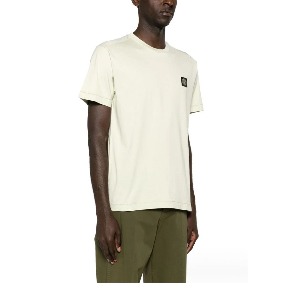 Tee Shirt Classique Stone Island : Vert Clair