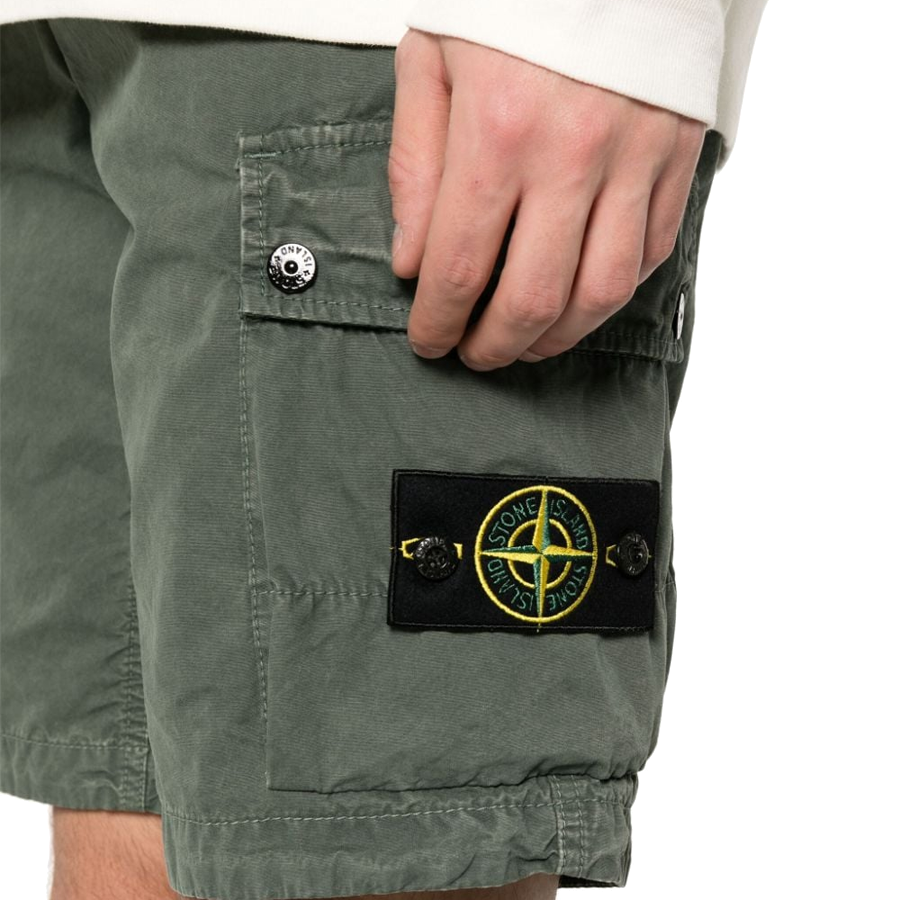 Short Cargo Stone Island : Vert