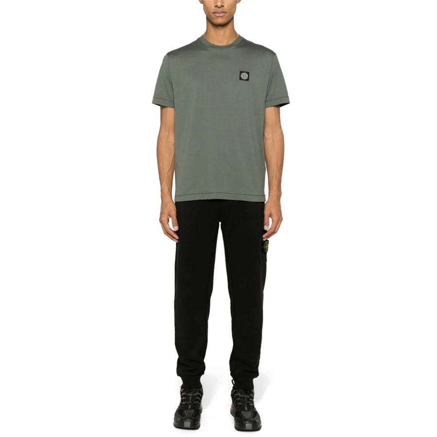 Tee Shirt Classique Stone Island : Vert Foncé